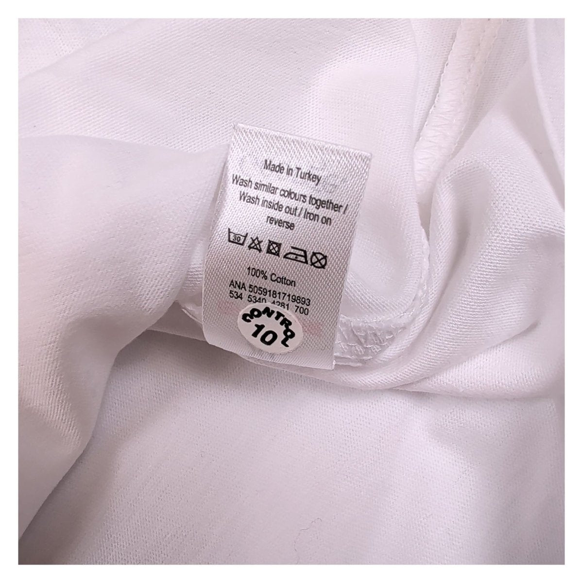 George Unisex Adults T-Shirt XL White Brussel Pouts Graphic 100% Cotton – product photo 5 | RewearableUK