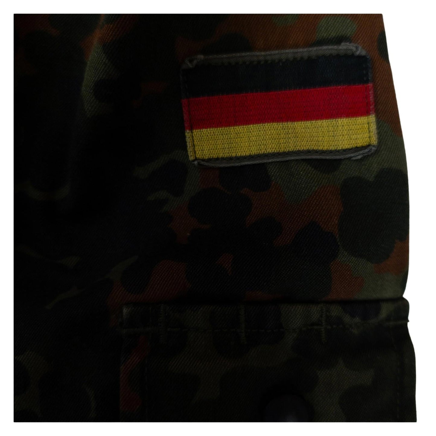 German Army Flecktarn Camo Field Jacket Vintage Military Surplus Shirt by RewearableUK – | RewearableUK