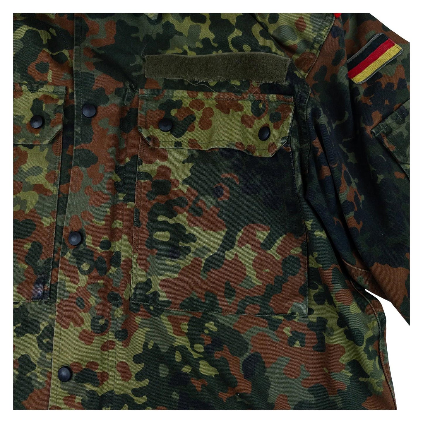 German Army Flecktarn Camo Field Jacket Vintage Military Surplus Shirt by RewearableUK – | RewearableUK