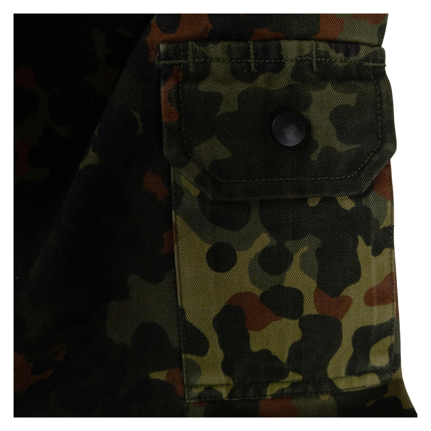 German Army Flecktarn Camo Field Jacket Vintage Military Surplus Shirt by RewearableUK – | RewearableUK