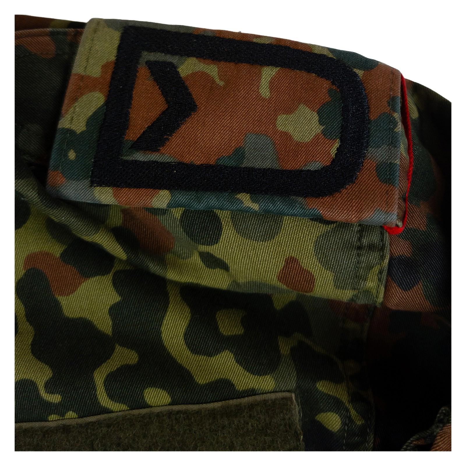 German Army Flecktarn Camo Field Jacket Vintage Military Surplus Shirt by RewearableUK – | RewearableUK