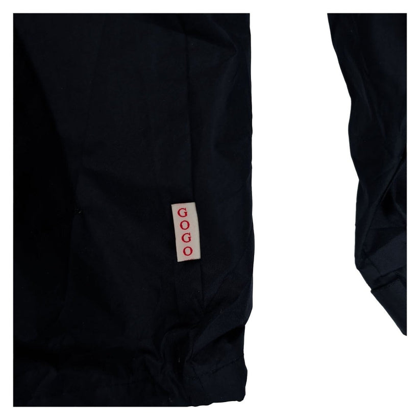 GOGO Sports Navy Beige Windbreaker Jacket L Boothbay Harbor Maine Full Zip – product photo 6 | RewearableUK