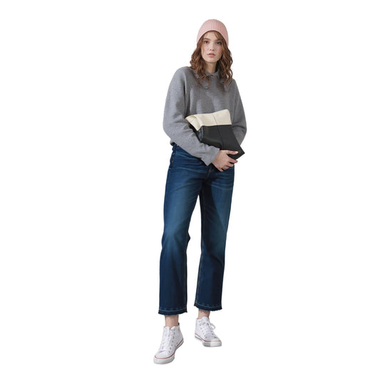GUESS GUESS 1981 Womens High Rise Straight Leg Jeans Size W32 Blue Denim Casual Fit JEANS RewearableUK