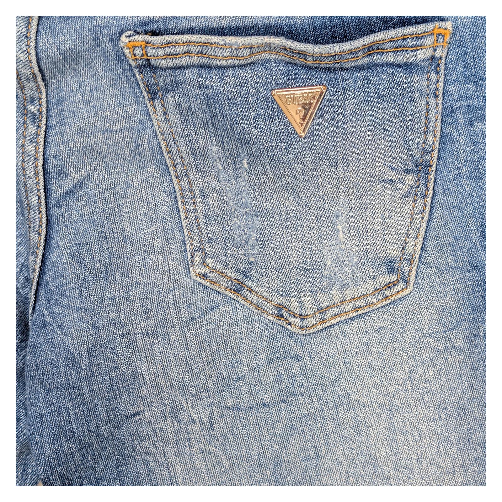 guess beverly womens jeans size 25 blue ultra low rise skinny stretch by GUESS – JEANS | RewearableUK