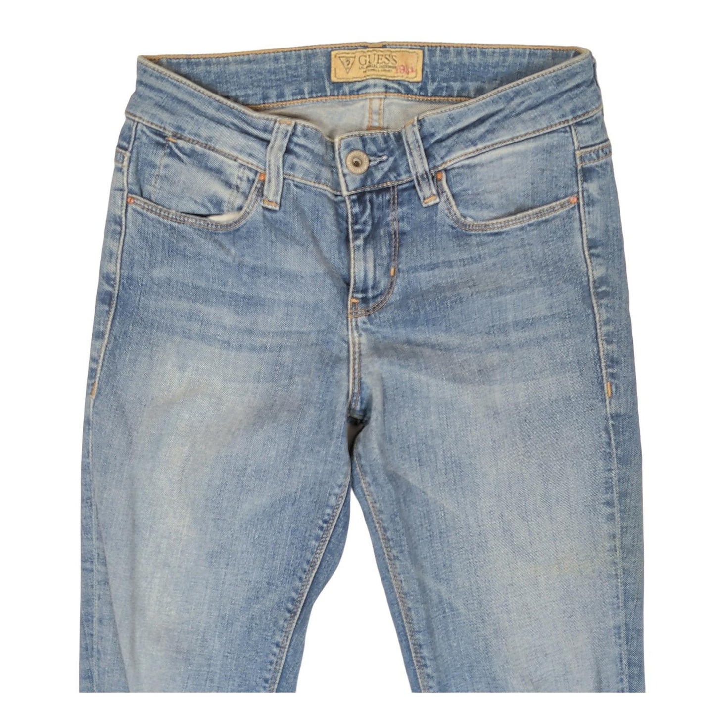Guess Blue Nicole Skinny Jeans Women Size 26 Light Wash Denim Low Rise by GUESS – | RewearableUK