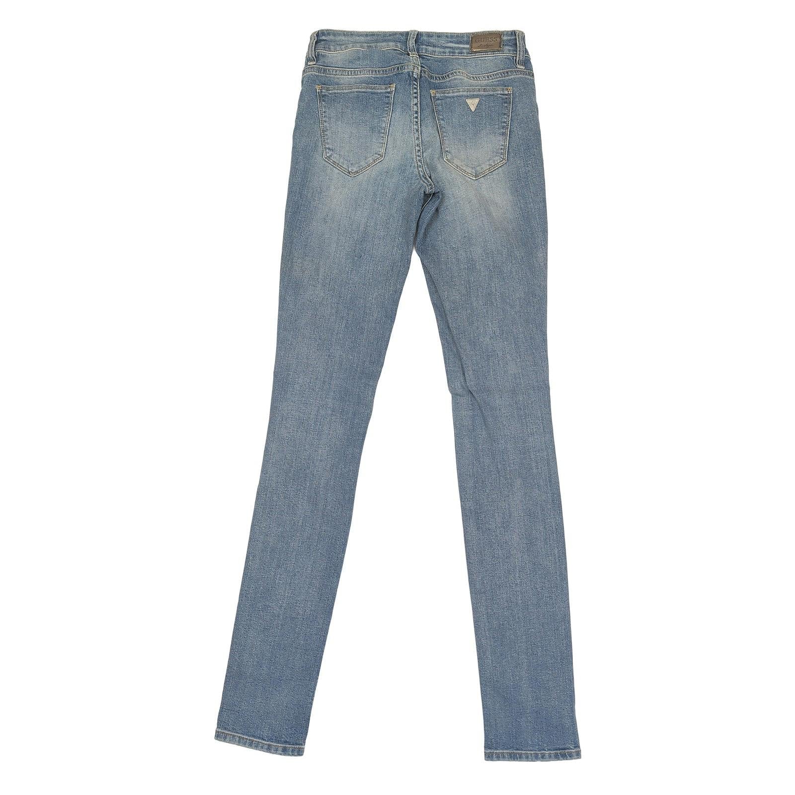 Guess Blue Nicole Skinny Jeans Women Size 26 Light Wash Denim Low Rise by GUESS – | RewearableUK