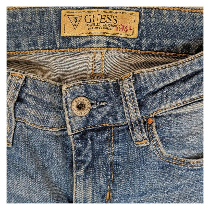 Guess Blue Nicole Skinny Jeans Women Size 26 Light Wash Denim Low Rise by GUESS – | RewearableUK