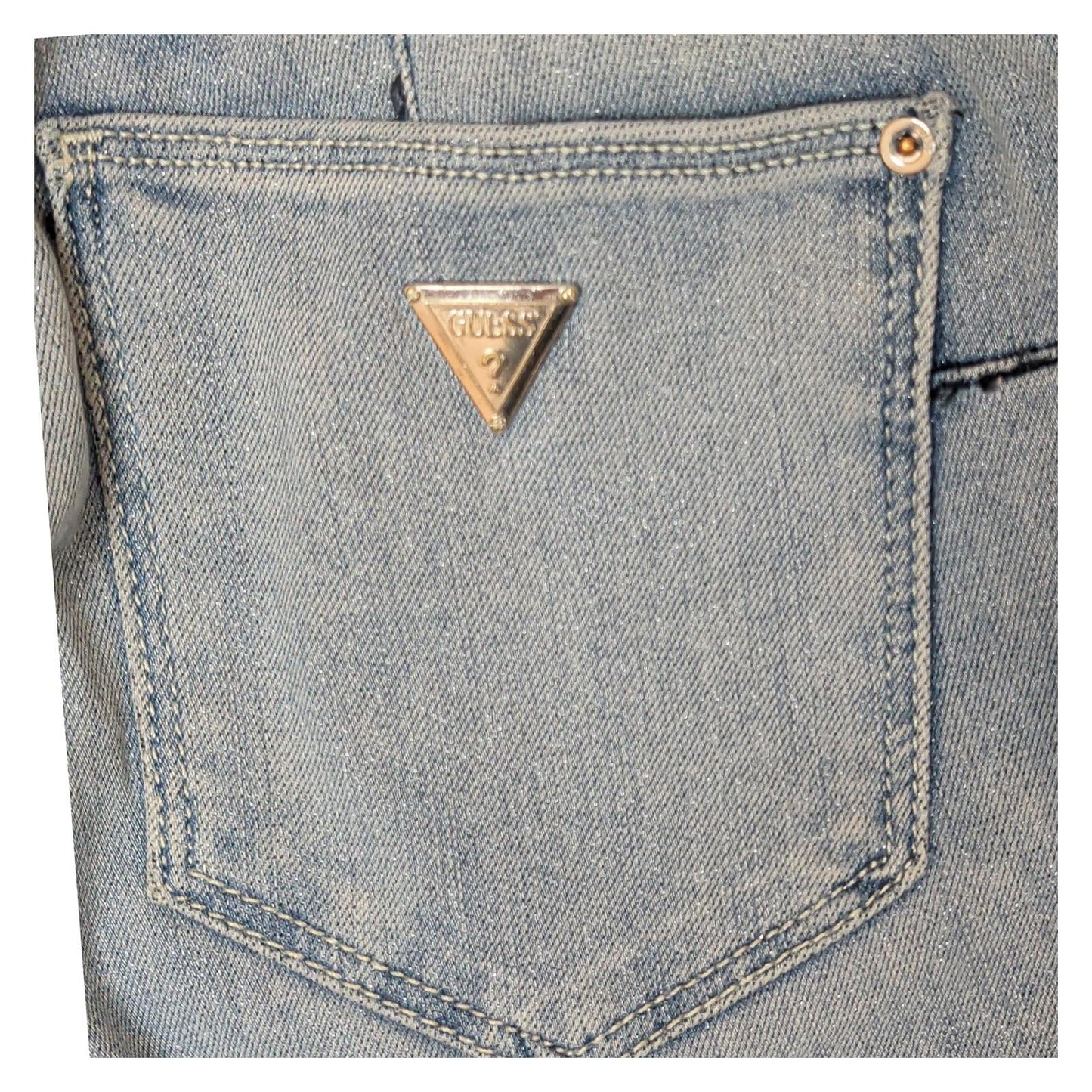 Guess Curve X Skinny Mid Jeans Womens W27 Light Blue Distressed Stretch Denim by Tommy Hilfiger – | RewearableUK
