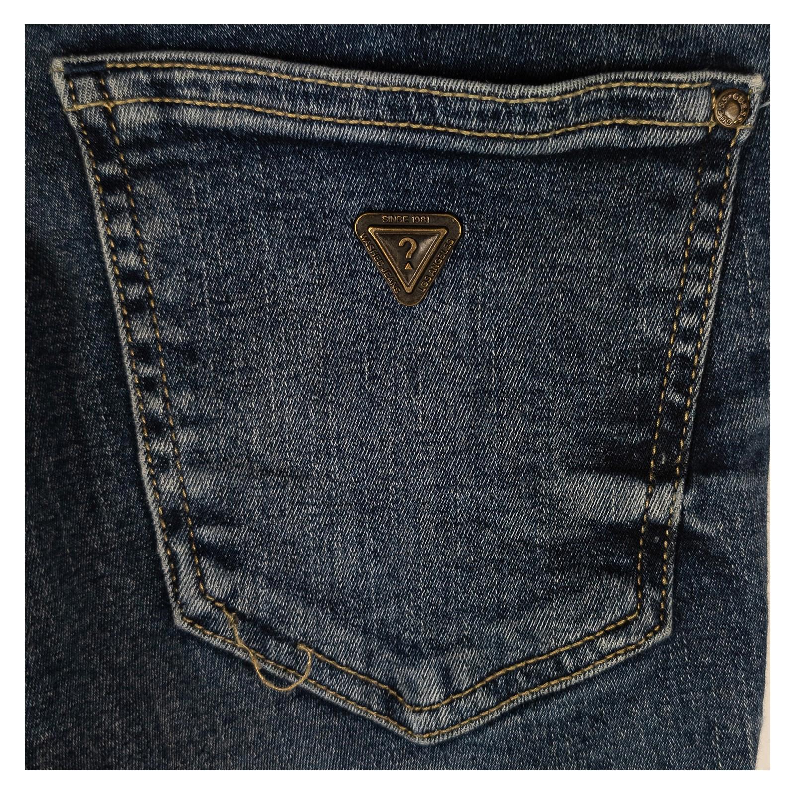 Guess Jeans Women's W24 UK 6 Blue High Rise Skinny Exposed Button Fly Denim Pant by GUESS – | RewearableUK