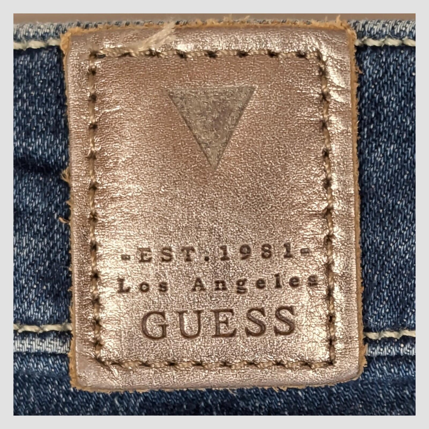guess los angeles skinny ultra low womens denim jeans dark blue wash size 27 pan by GUESS – | RewearableUK