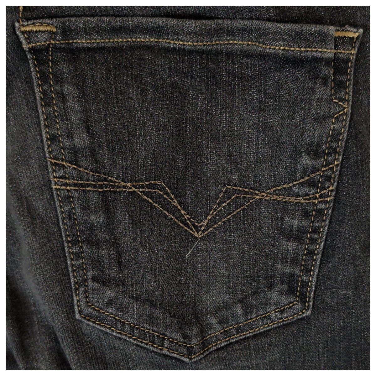 Guess Men's Black Slim Straight Jeans W31 Washed Denim Zip Fly Logo Cotton by GUESS – | RewearableUK