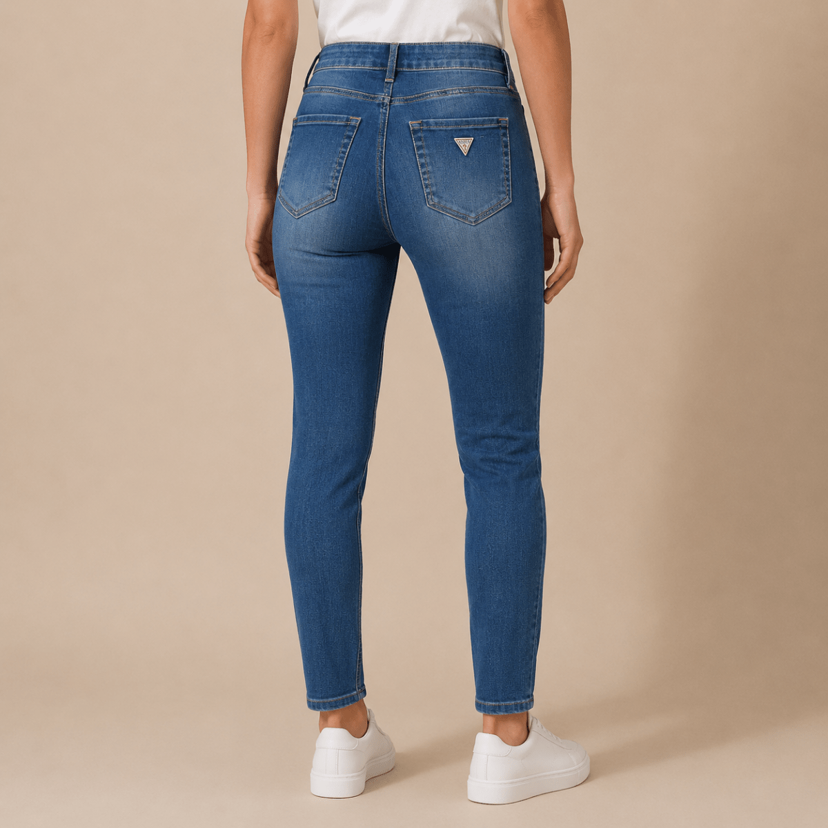 GUESS Tahiana Fit Womens Jeans W28 Blue High Waist Skinny Stretch Denim – Jeans product photo 2 | RewearableUK