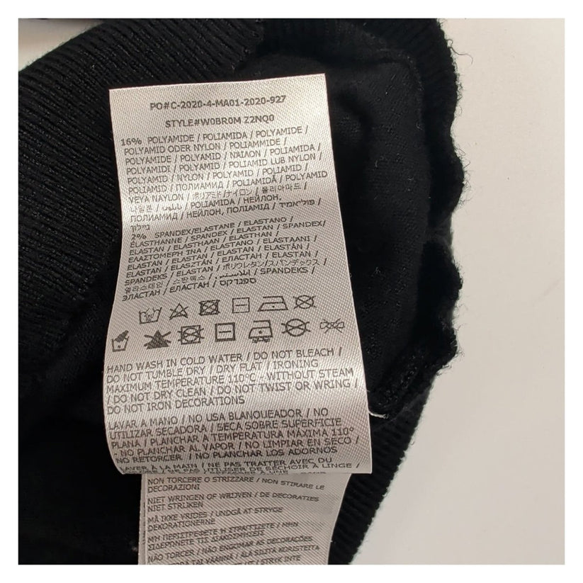 Guess Women Jumper S Black Studded Logo 82% Viscose 16% Polyamide 2% Elastane – product photo 6 | RewearableUK