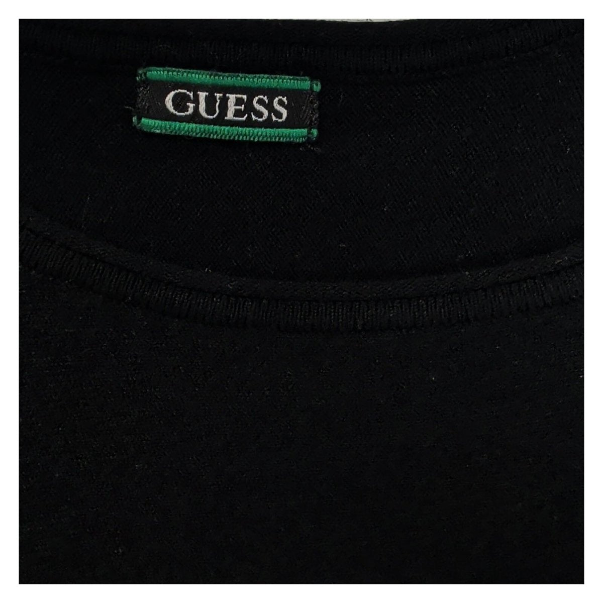 Guess Women Jumper S Black Studded Logo 82% Viscose 16% Polyamide 2% Elastane – product photo 9 | RewearableUK