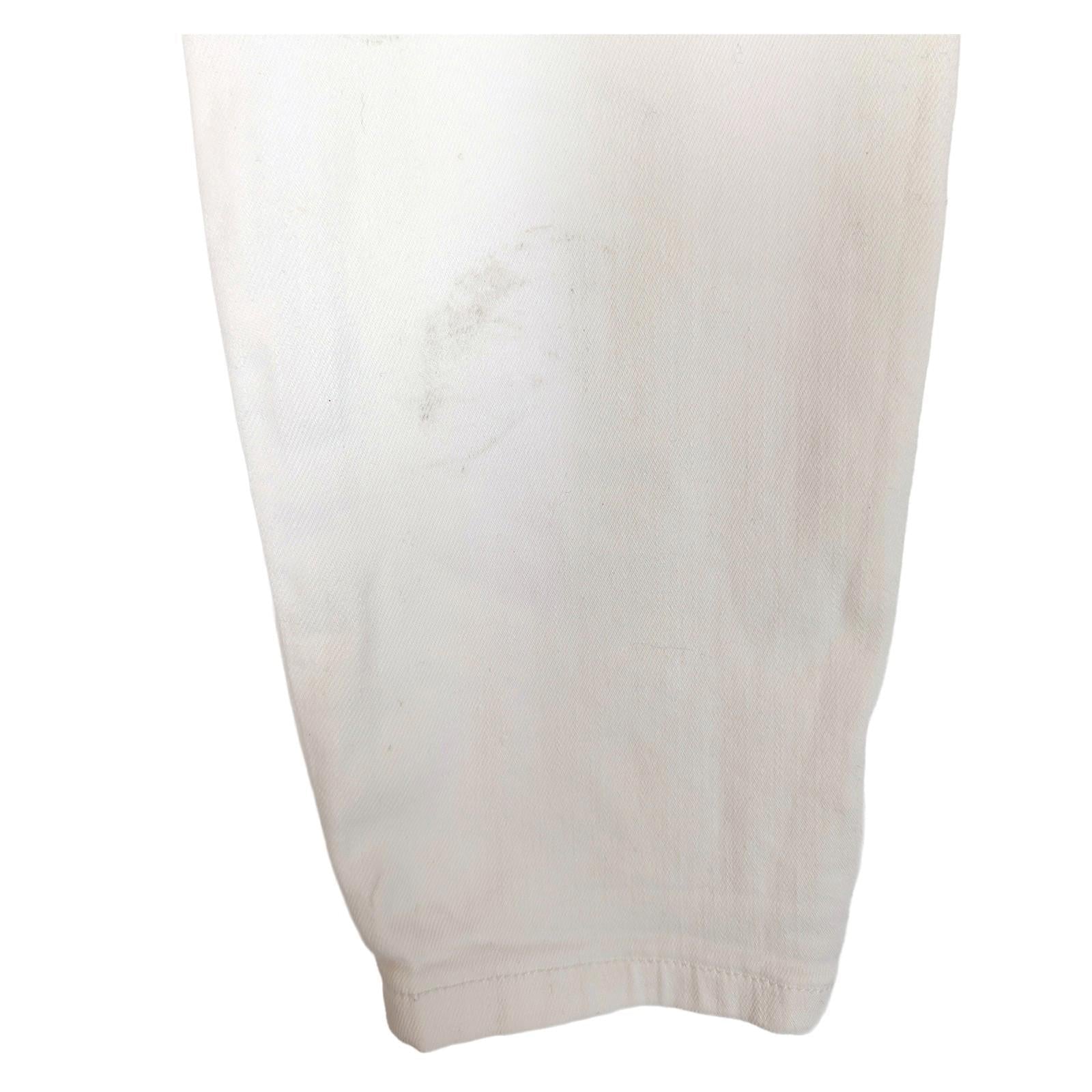 guess women size uk 28 white stretch denim skinny fit mid rise jeans trousers by GUESS – | RewearableUK