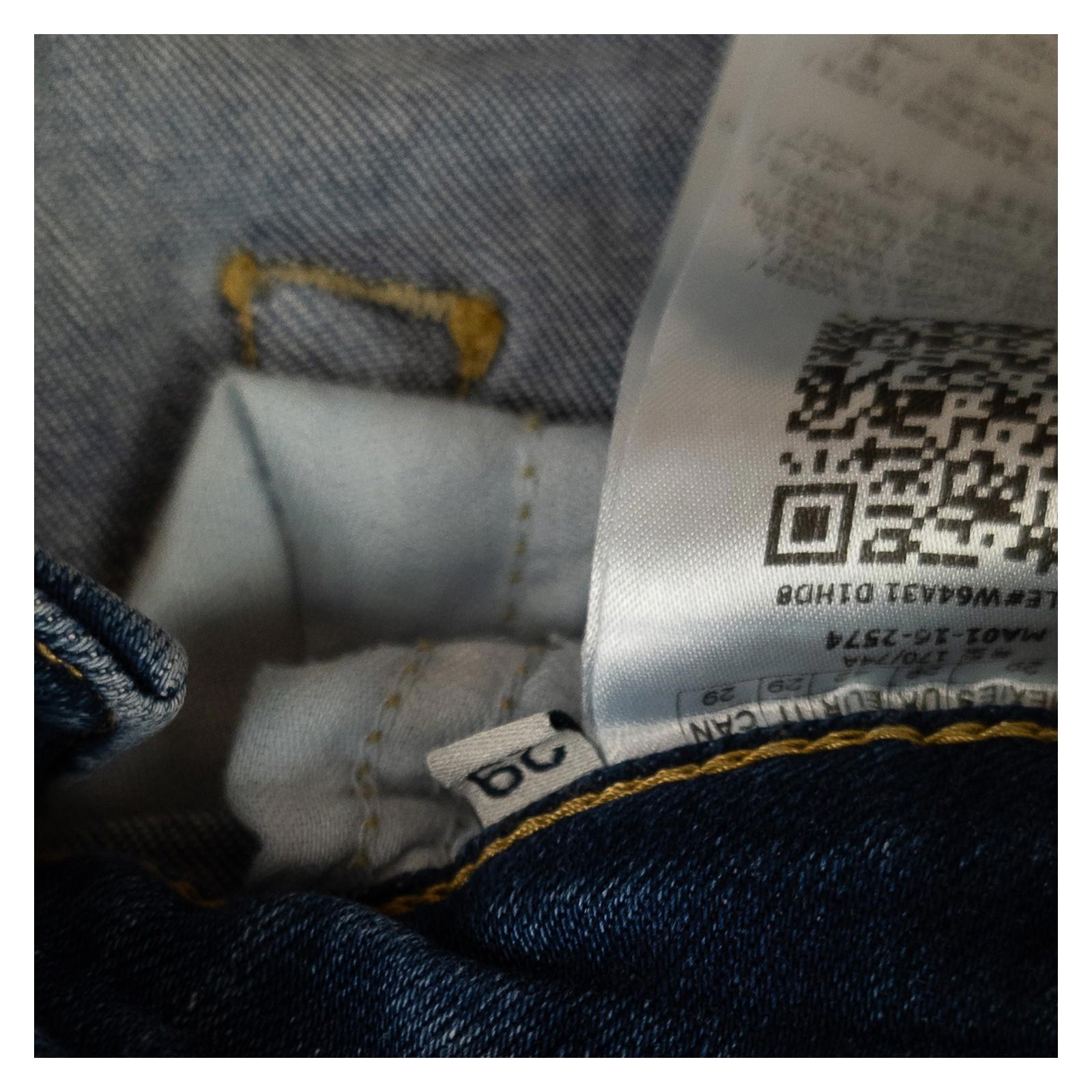 Guess Women's Floral Skinny Jeans W29 Blue Low Rise Printed Stretch Denim by GUESS – | RewearableUK