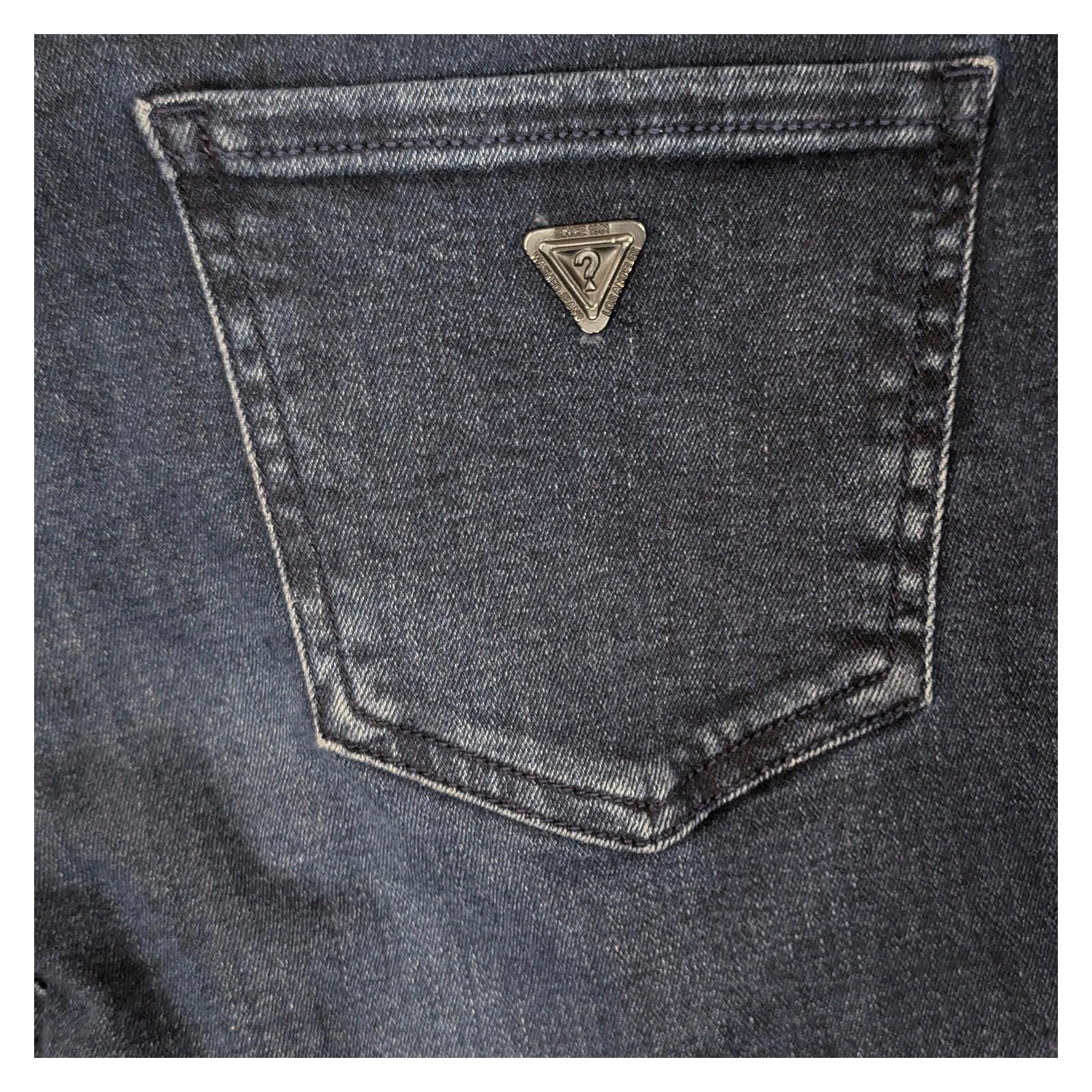 Guess Women's Mid Rise Boot Cut Jeans W28 Blue Raw Hem Stretch Denim Authentic by GUESS – | RewearableUK