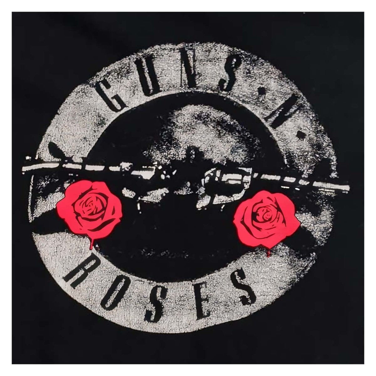 Guns N' Roses Bullet Logo T-Shirt Women's M Black Roly Distressed Rock Tee – product photo 2 | RewearableUK