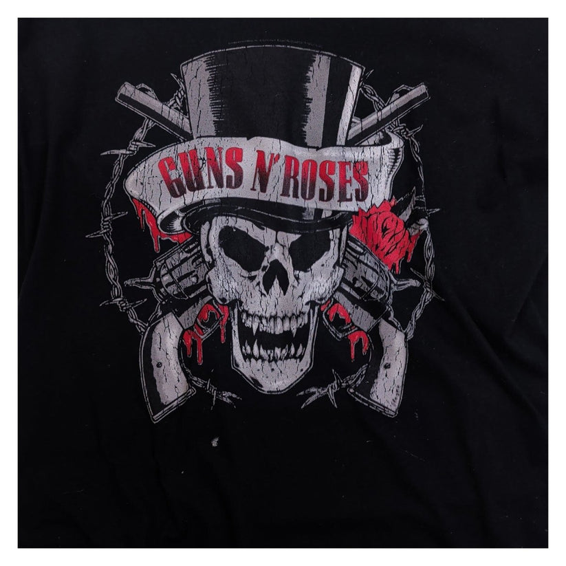 Guns N' Roses Mens 2XL Black Skull Graphic Band T Shirt Gildan Rock Music – product photo 3 | RewearableUK