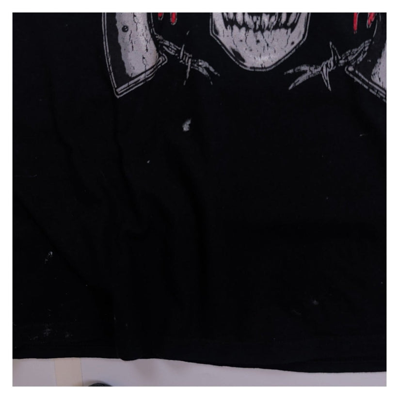 Guns N' Roses Mens 2XL Black Skull Graphic Band T Shirt Gildan Rock Music – product photo 8 | RewearableUK