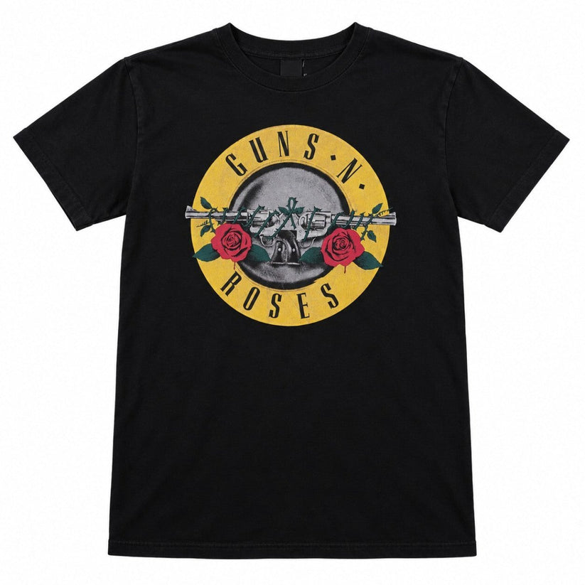 Guns N' Roses Men's T-Shirt M Black 2022 Official Licensed Band Logo Rock Music – T-Shirt product photo 2 | RewearableUK