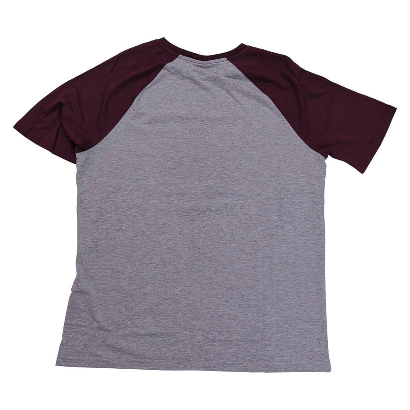 Harry Potter Gryffindor Bravery Men's Raglan T-Shirt L Grey Burgundy Lion – product photo 10 | RewearableUK