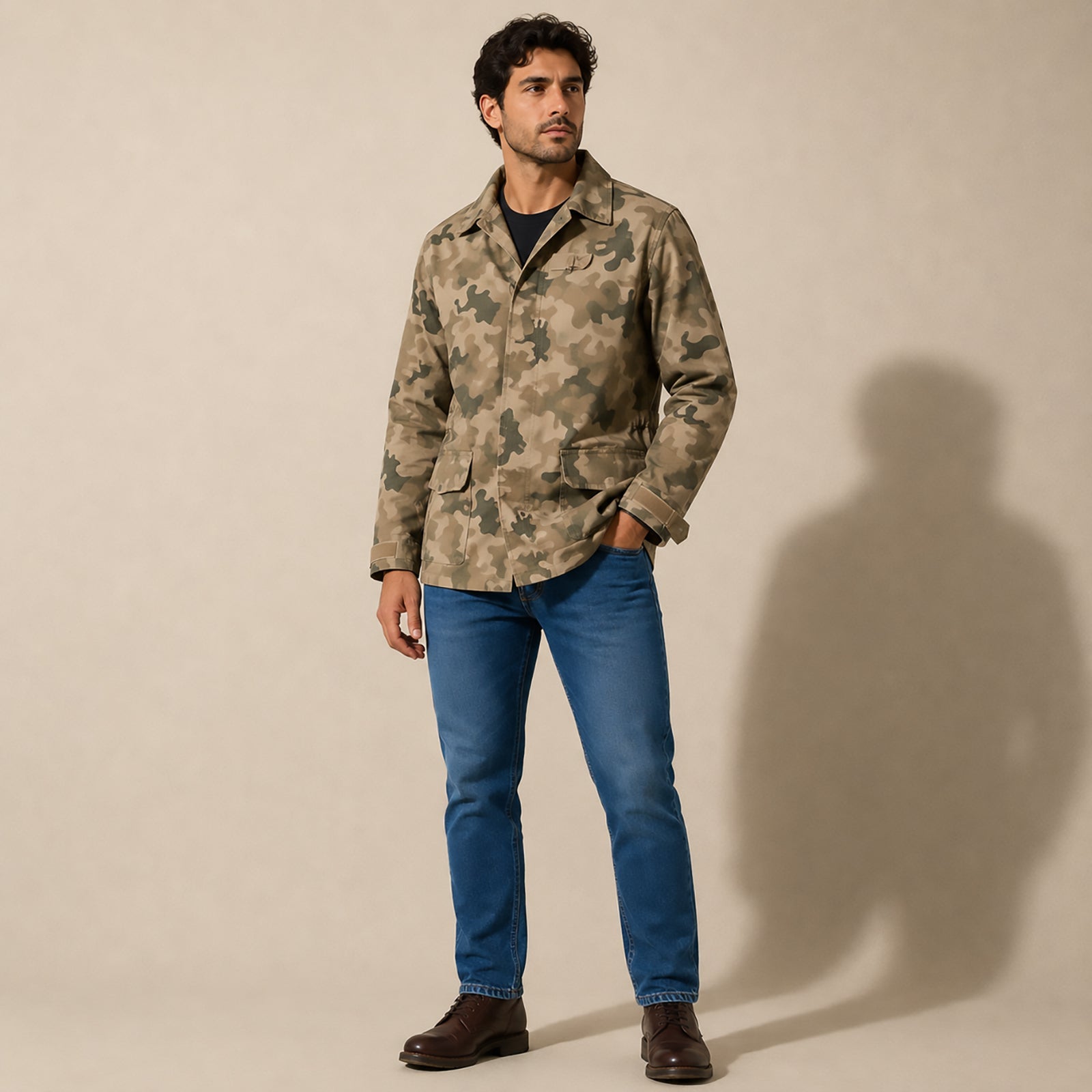 Helikon-Tex SFU Combat Coat Desert Camo Small Regular Mens by Helikon-Tex – MILITARY | RewearableUK