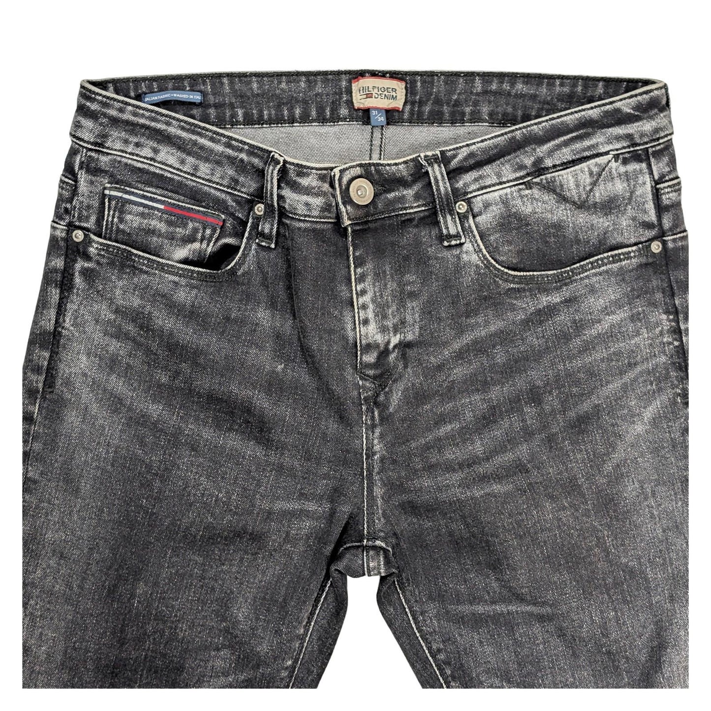 hilfiger denim mens jeans size w 31 l 34 black grey gradient slim fit by Tommy Hilfiger – JEANS | RewearableUK
