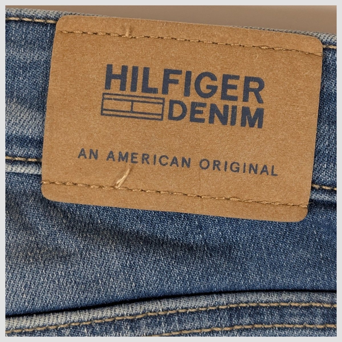 Hilfiger Denim Mens Jeans W30 L30 Blue Slim Straight Faded Medium Wash – product photo 5 | RewearableUK