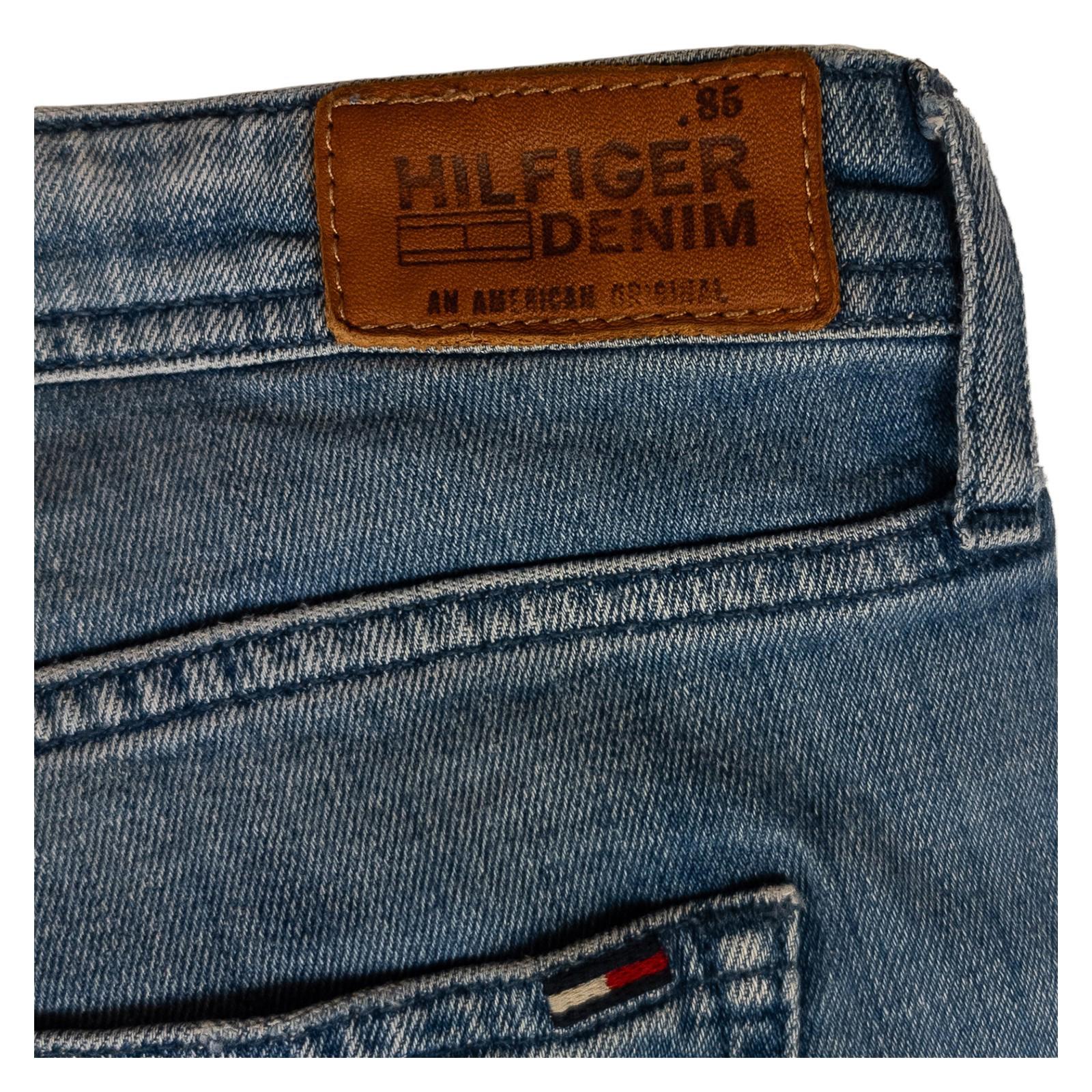 Hilfiger Denim Milan Jeans W30 L32 Light Blue Straight Fit Distressed Ripped by Hilfiger Denim – | RewearableUK