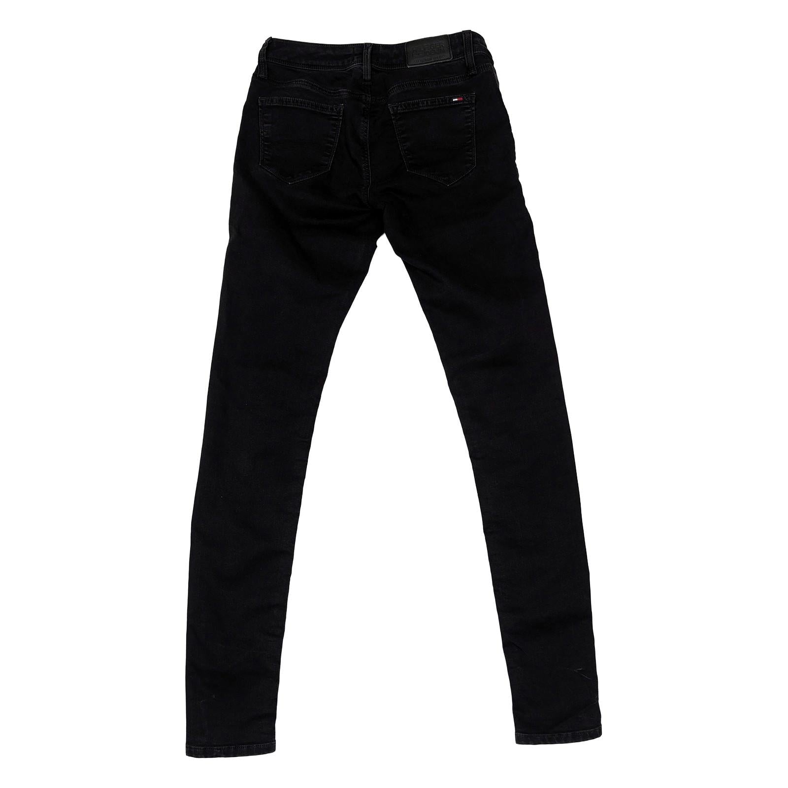 hilfiger denim natalie womens black skinny jeans stretch trousers w26 l32 by Hilfiger Denim – | RewearableUK