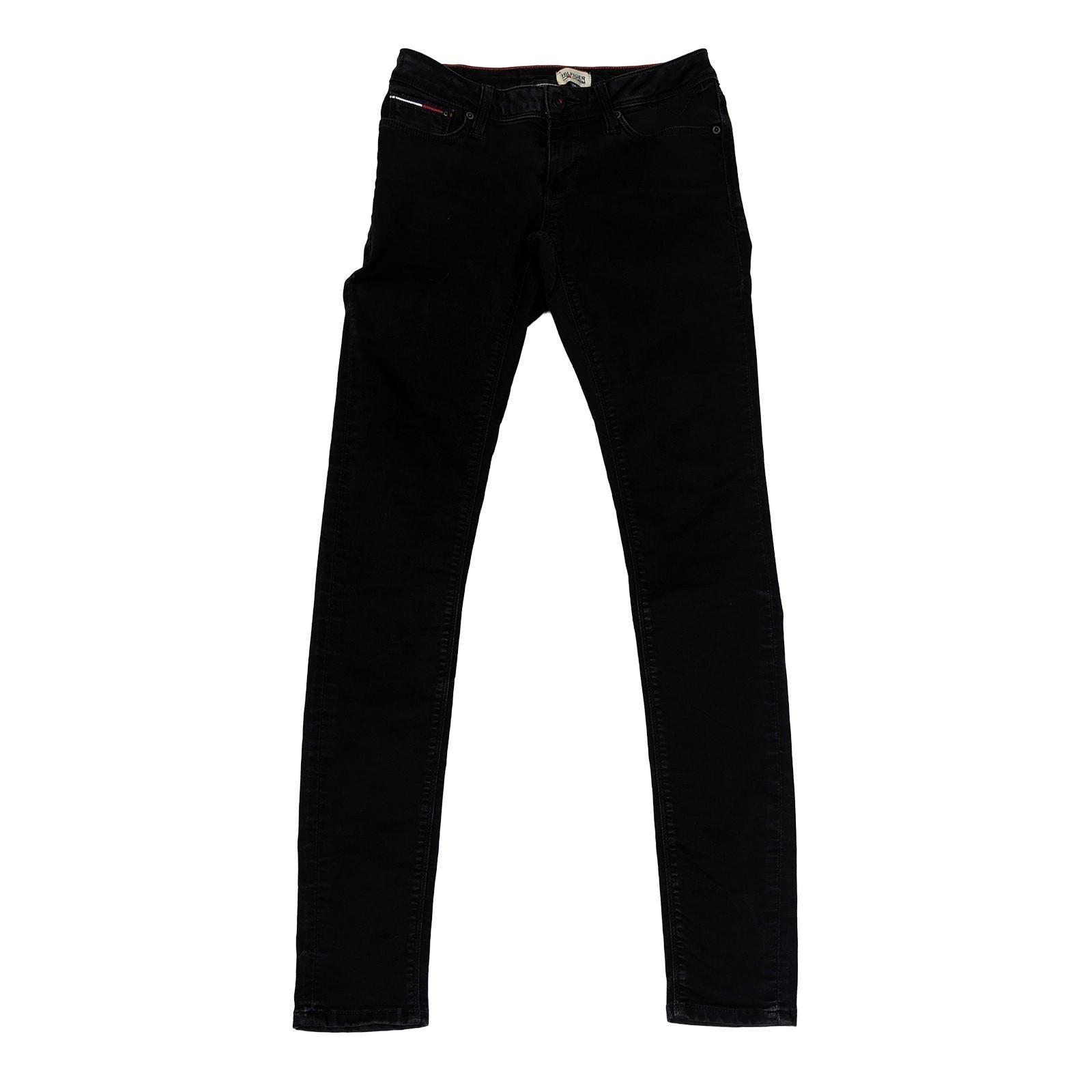 hilfiger denim natalie womens black skinny jeans stretch trousers w26 l32 by Hilfiger Denim – | RewearableUK