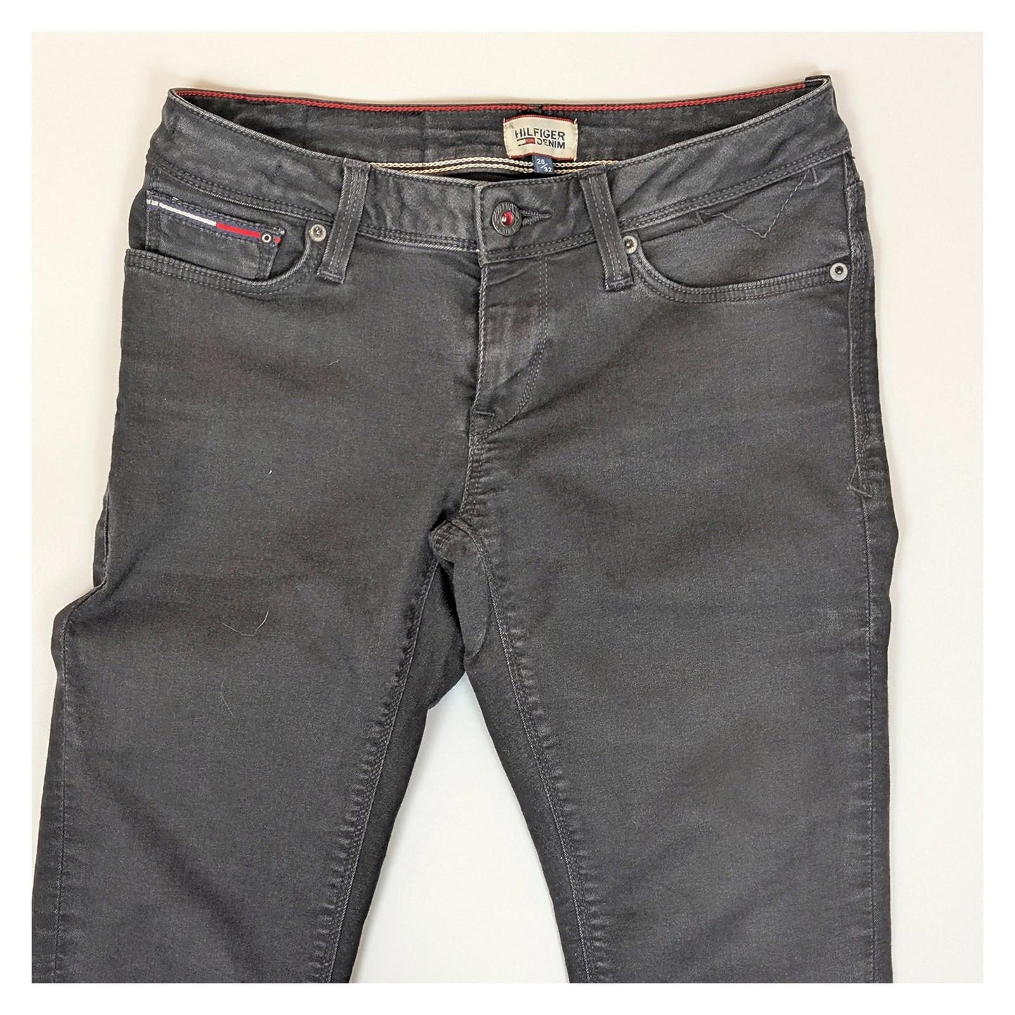 hilfiger denim natalie womens black skinny jeans stretch trousers w26 l32 by Hilfiger Denim – | RewearableUK