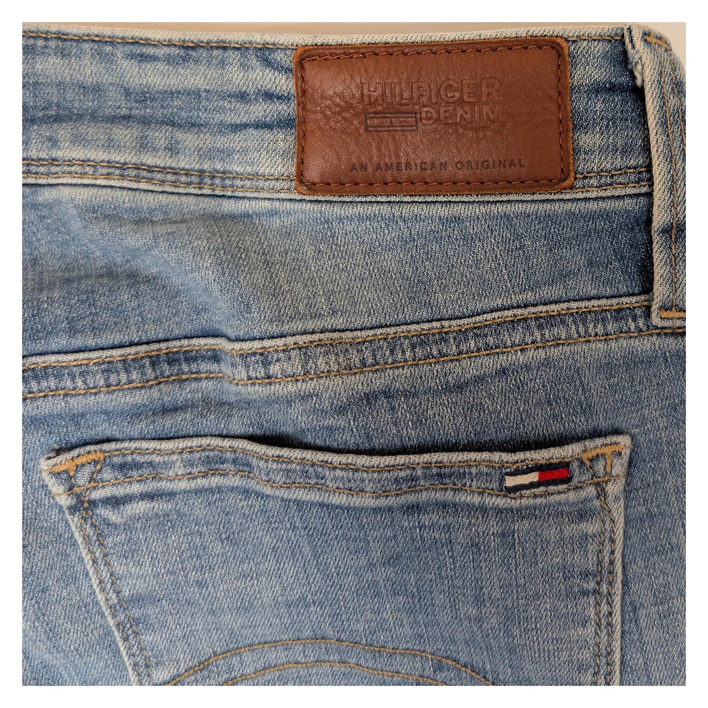 hilfiger denim natalie womens light blue skinny jeans raw hem size w29 l32 by Hilfiger Denim – | RewearableUK