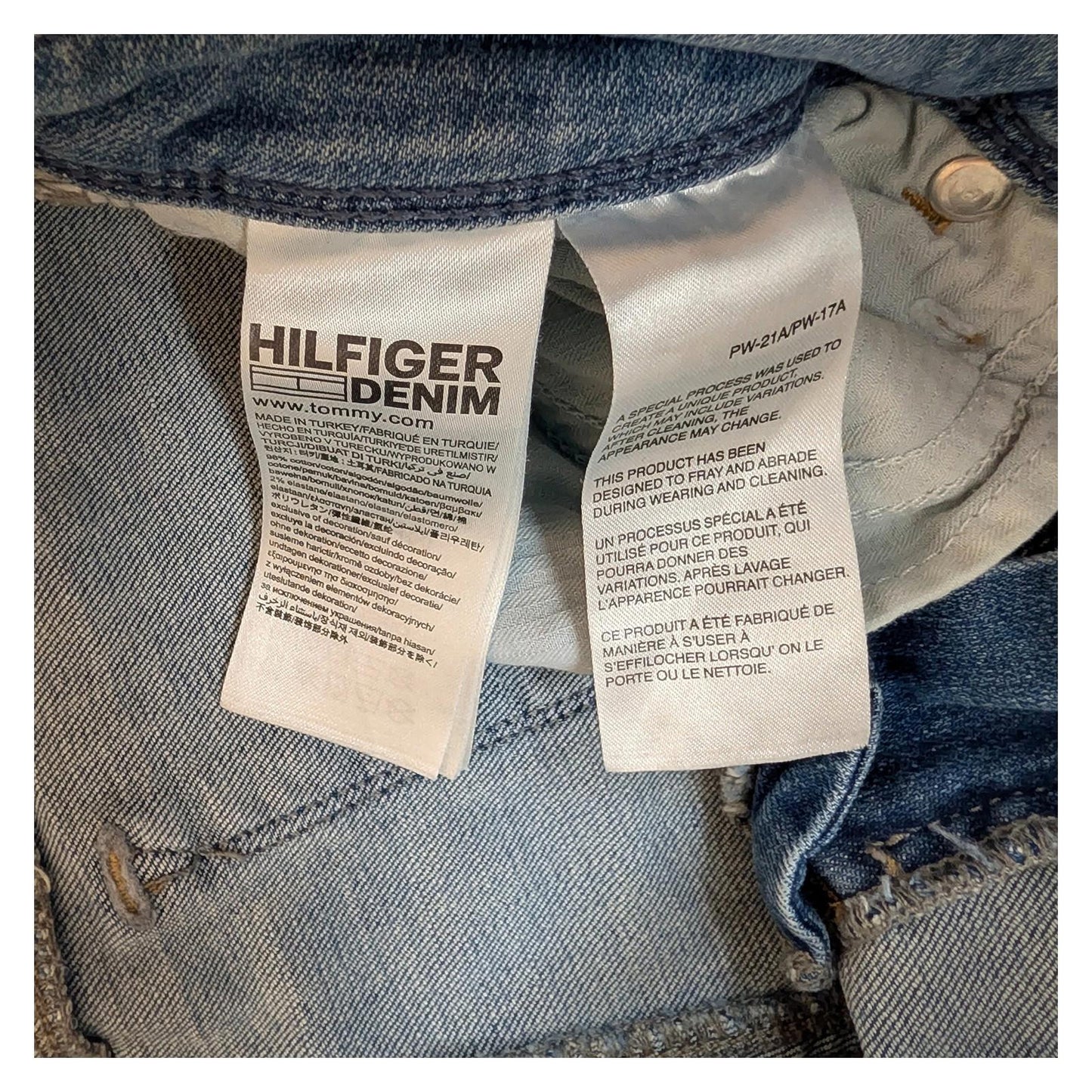 hilfiger denim natalie womens light blue skinny jeans raw hem size w29 l32 by Hilfiger Denim – | RewearableUK