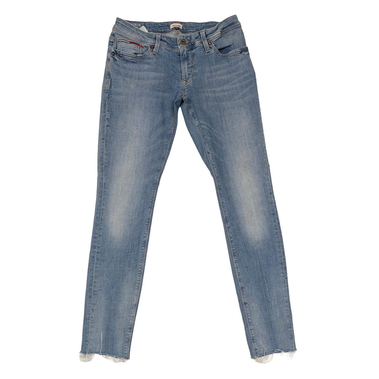 hilfiger denim natalie womens light blue skinny jeans raw hem size w29 l32 by Hilfiger Denim – | RewearableUK