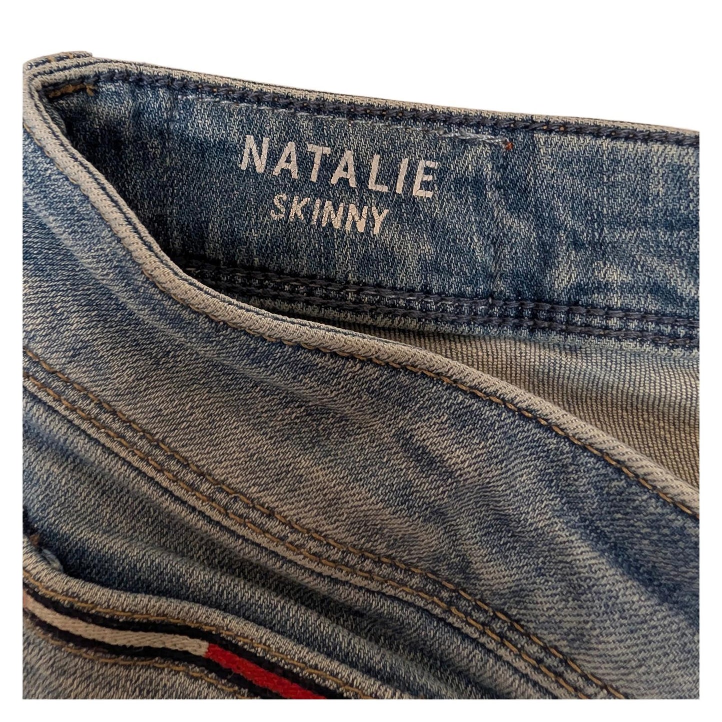 hilfiger denim natalie womens light blue skinny jeans raw hem size w29 l32 by Hilfiger Denim – | RewearableUK