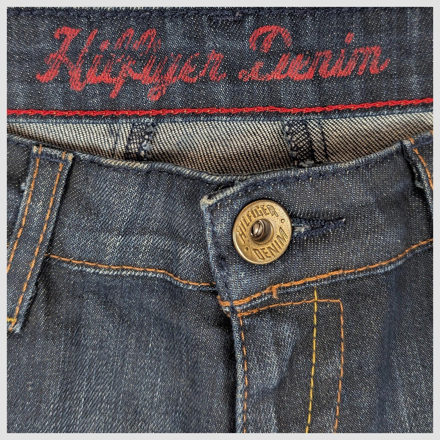 hilfiger denim nevada super slim womens jeans dark blue wash size w 30 l 32 by Hilfiger Denim – | RewearableUK