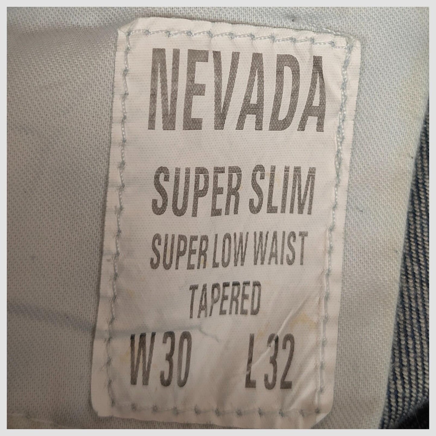 hilfiger denim nevada super slim womens jeans dark blue wash size w 30 l 32 by Hilfiger Denim – | RewearableUK