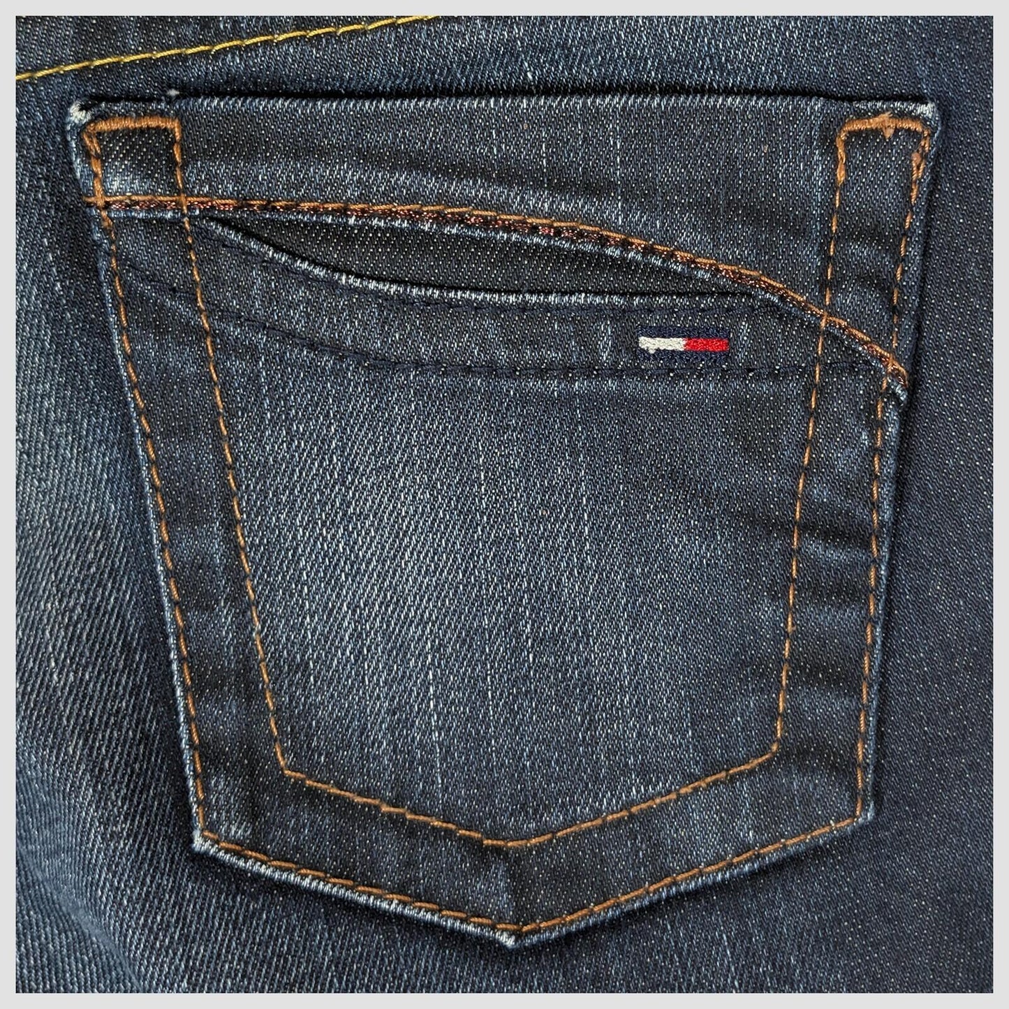 hilfiger denim nevada super slim womens jeans dark blue wash size w 30 l 32 by Hilfiger Denim – | RewearableUK