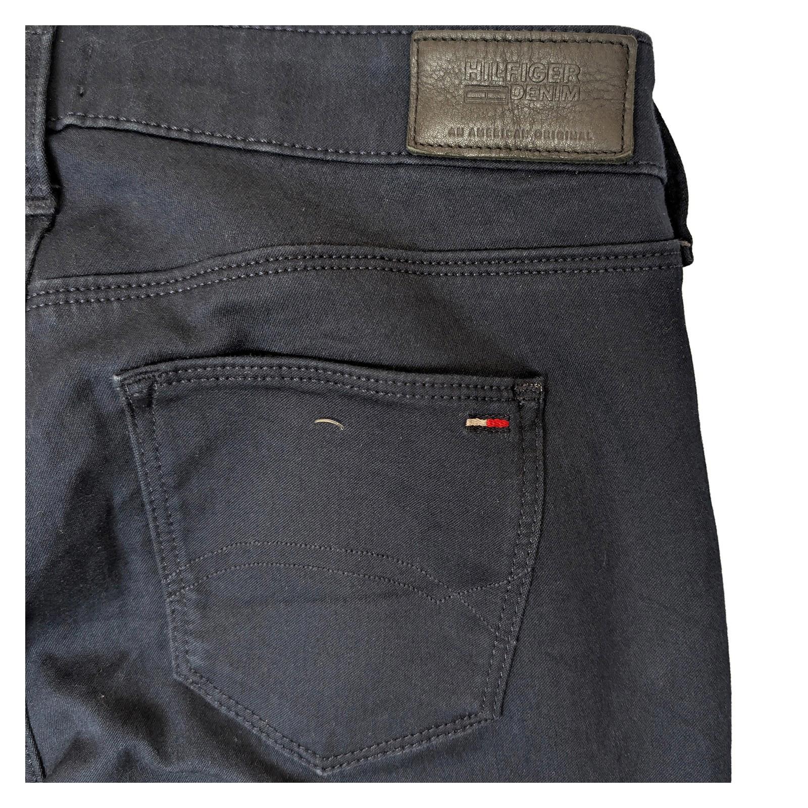 hilfiger denim nora womens dark blue mid rise skinny jeans size w30 l32 by Tommy Hilfiger – | RewearableUK
