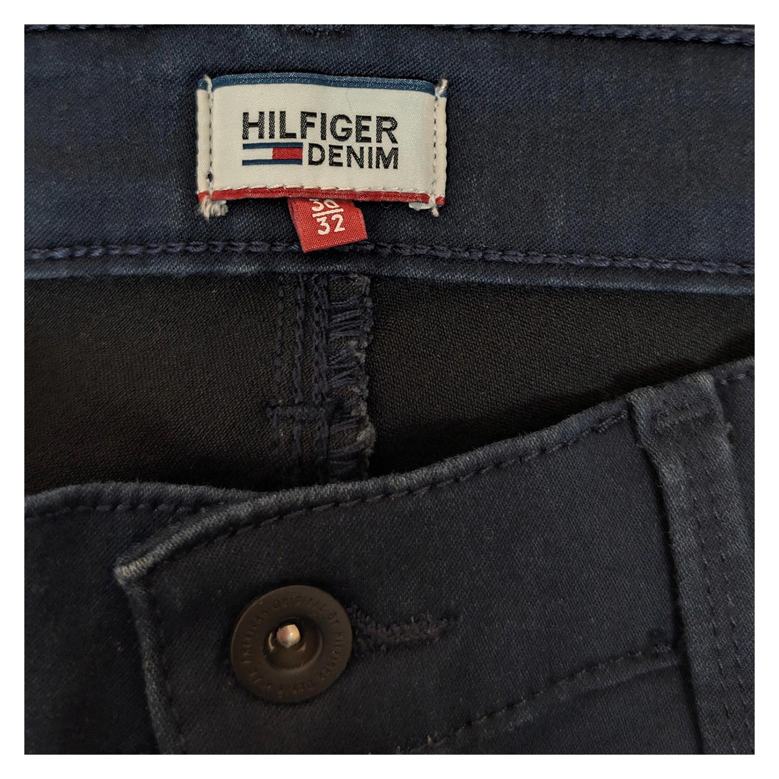 hilfiger denim nora womens dark blue mid rise skinny jeans size w30 l32 by Tommy Hilfiger – | RewearableUK