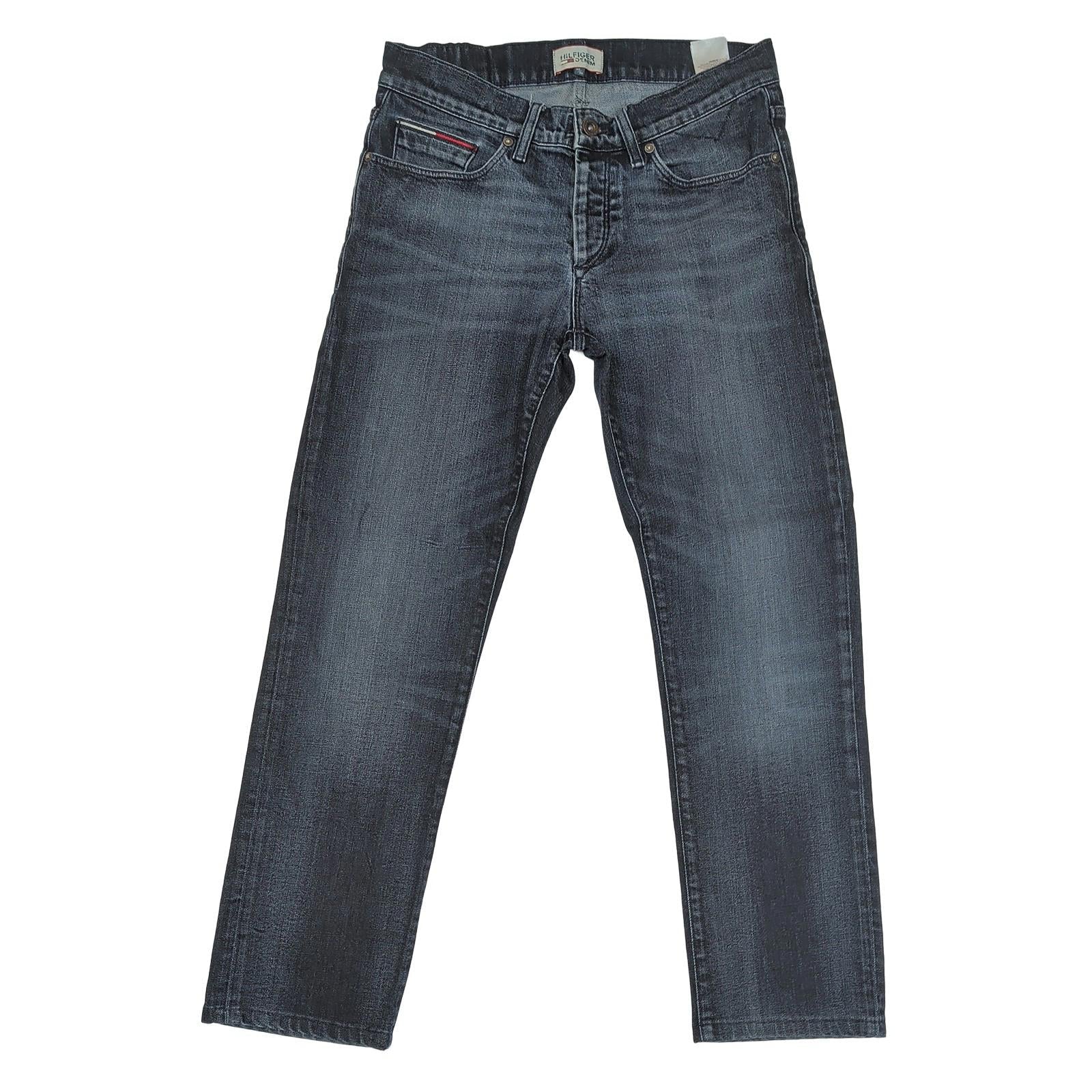 Hilfiger Denim Scanton Slim Fit Jeans Mens W30 L30 Mid Blue Faded Wash Denim by Hilfiger Denim – | RewearableUK