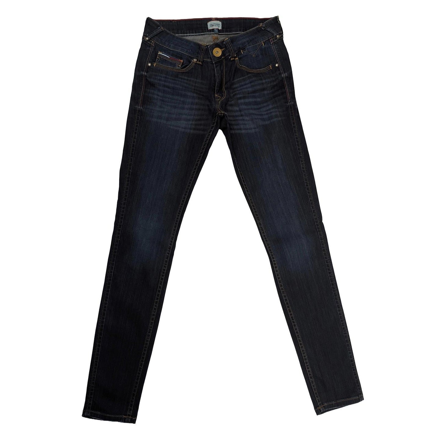 Hilfiger Denim Skinny Jeans Size W28 L30 Dark Blue Soft Modal Blend Stretch Wome by Tommy Hilfiger – | RewearableUK