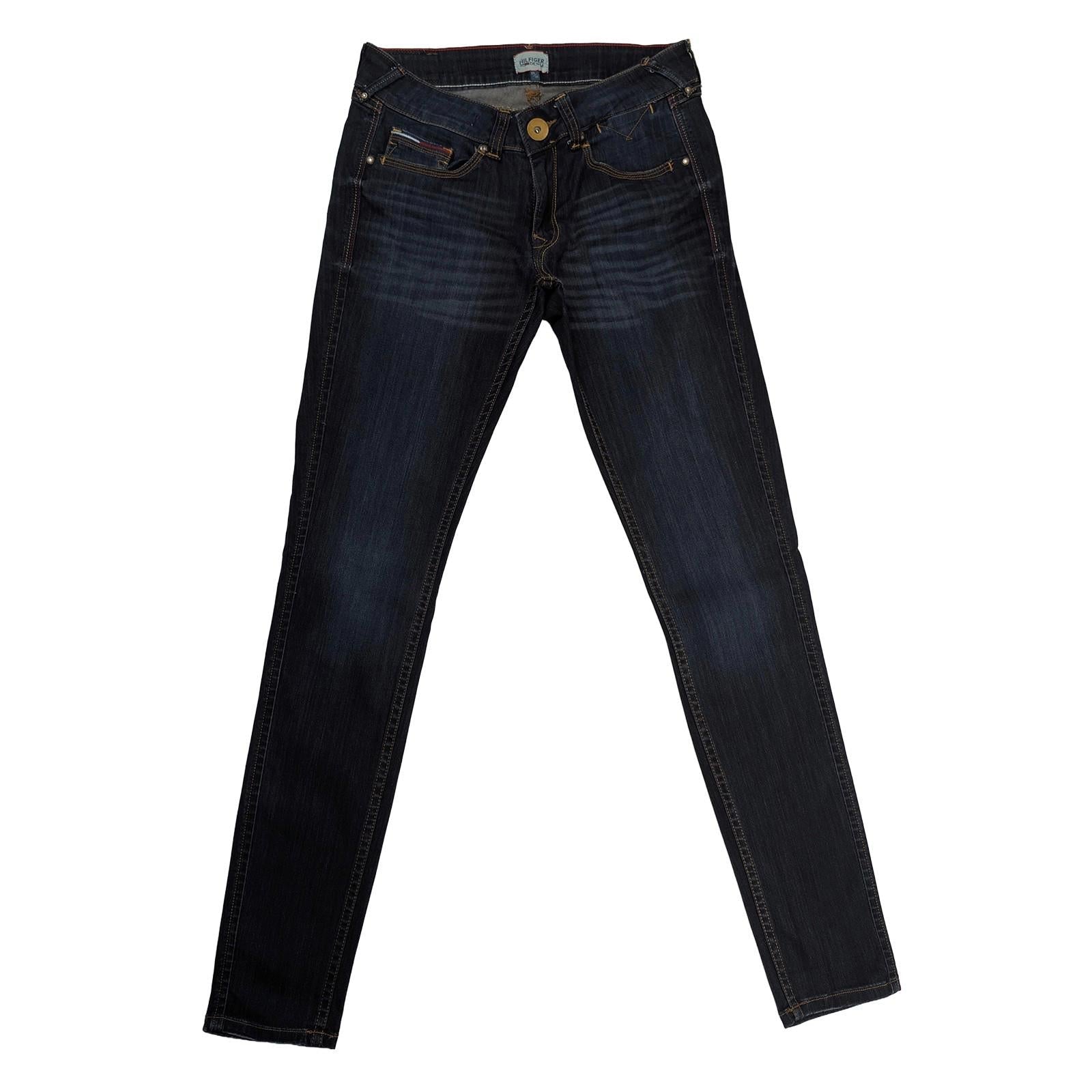 Hilfiger Denim Skinny Jeans Size W28 L30 Dark Blue Soft Modal Blend Stretch Wome by Tommy Hilfiger – | RewearableUK