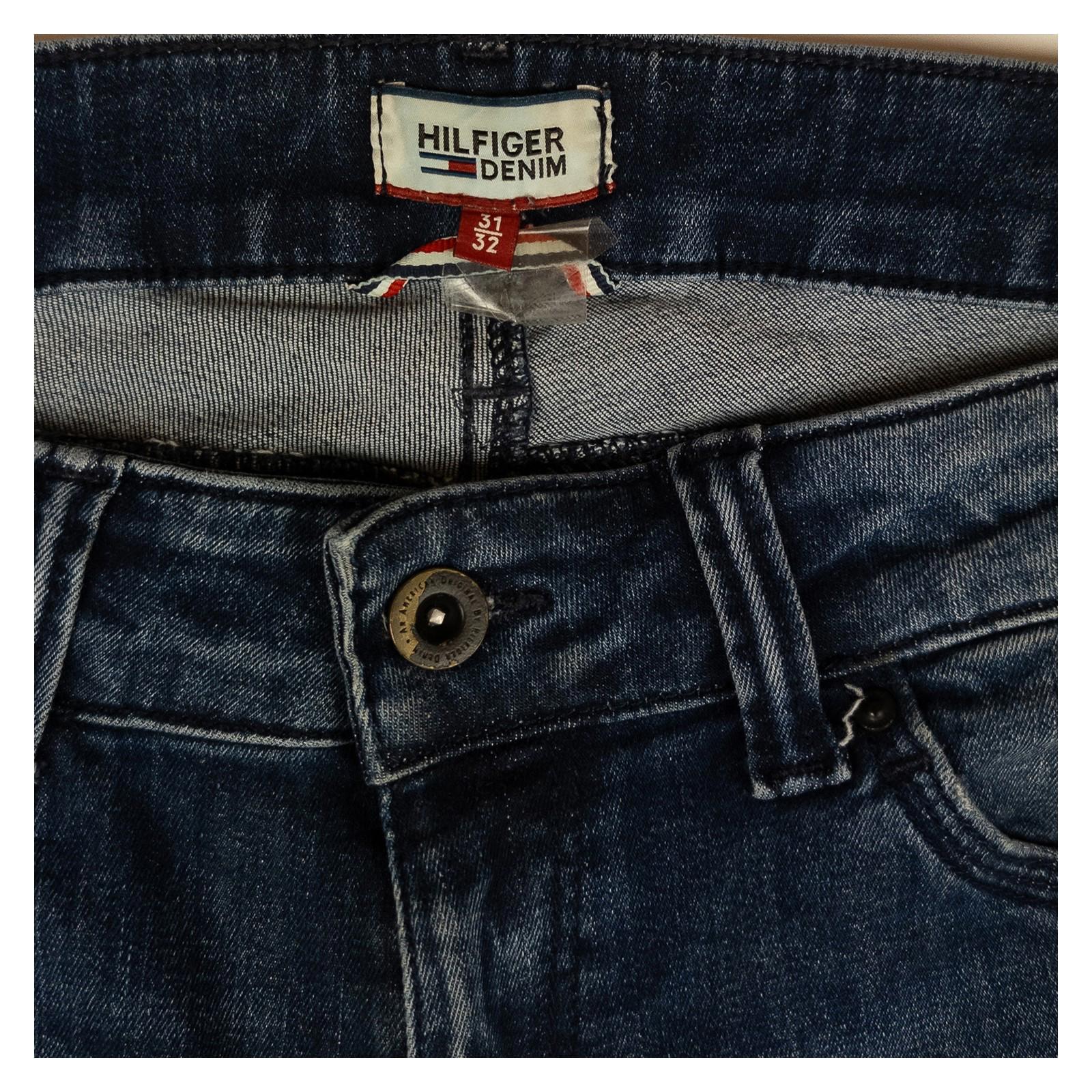 Hilfiger Denim Sophie Jeans W31 L32 Low Rise Skinny Ripped Distressed Blue Women by Hilfiger Denim – | RewearableUK