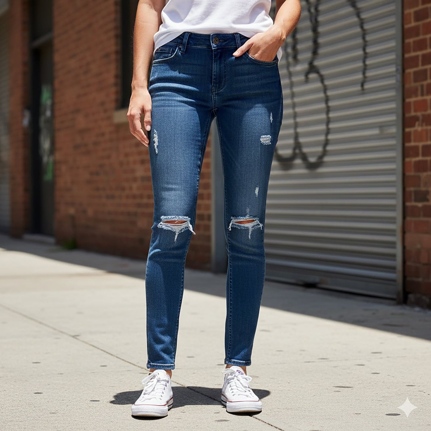 Hilfiger Denim Sophie Low Rise Skinny Jeans | Women's W31 L32 by Hilfiger Denim – MILITARY | RewearableUK