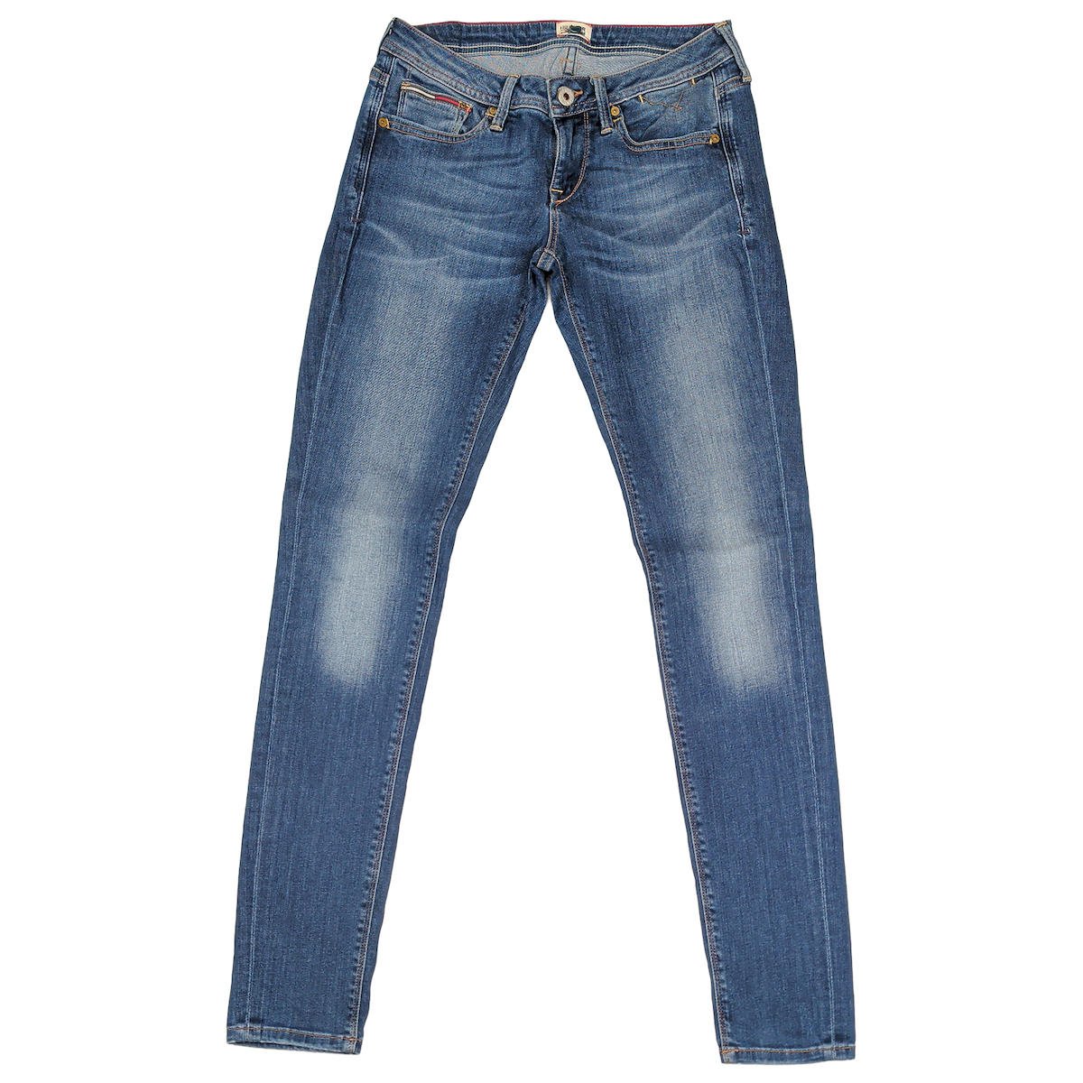 Hilfiger Denim Women’s Skinny Jeans Blue Stretch Denim w28 32 by Tommy Hilfiger – JEANS | RewearableUK