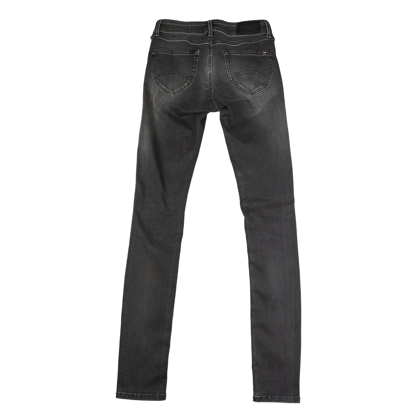 Hilfiger Denim Women's Sophie Skinny Jeans W26 L32 Washed Black Low Rise Stretch by Hilfiger Denim – | RewearableUK