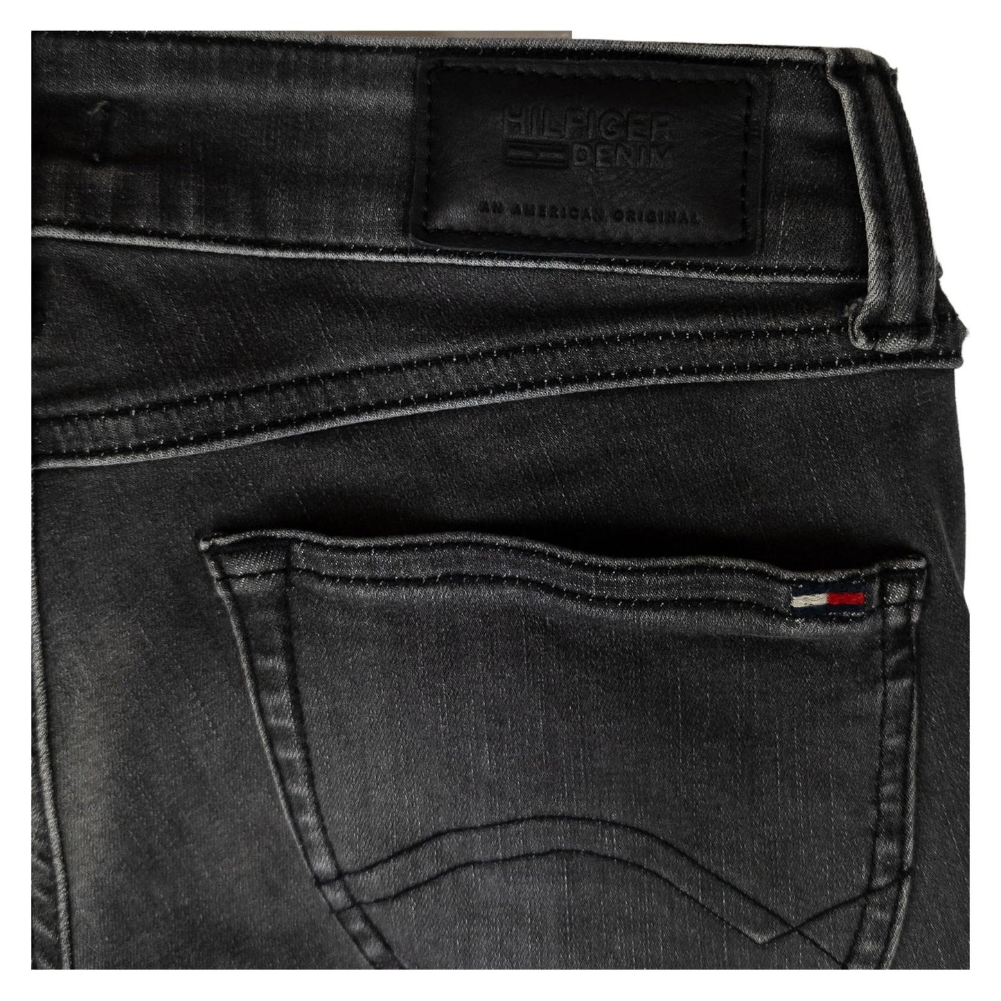 Hilfiger Denim Women's Sophie Skinny Jeans W26 L32 Washed Black Low Rise Stretch by Hilfiger Denim – | RewearableUK